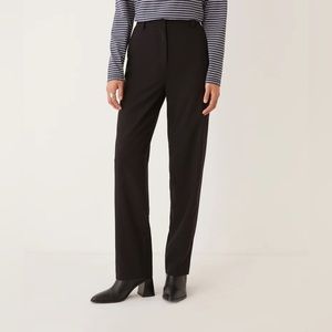 Frank and Oak Jane Straight Leg Pant in Black size 6